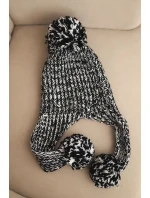 Dámská čepice ušanka Emma K343 černá