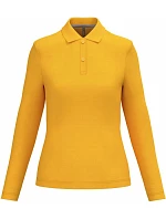 Kariban K 244 Dámské piqué polo s dlouhým rukávem 20.K244 yellow Kariban K 244 Dámské piqué polo s dlouhým rukávem 20.K244 yellow
