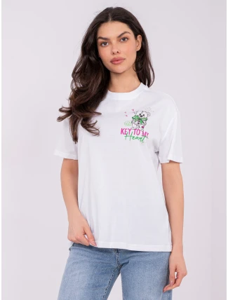 Tričko D12022AH02645Y bílé