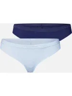 Tanga 2psc QD3695E-AAN modrá - Calvin Klein