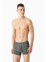 Pánské boxerky 112074 3F508 03348 šedé se vzorem - Emporio Armani Pánské boxerky 112074 3F508 03348 šedé se vzorem - Emporio Armani