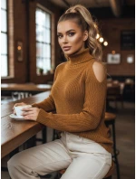 Dámský svetr ARIEL žlutý FashionStreet MY1707 Dámský svetr ARIEL žlutý FashionStreet MY1707