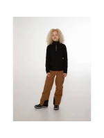 Dětská mikina Protest Perfecty Jr s polovičním zipem z elastické látky černá (P3810400/290)