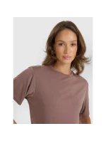 Dámské modalové tričko oversize 4F 4FRAW25TTSHF3408-82S