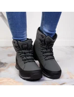 Zimní sněhové boty nepromokavé šedé DK