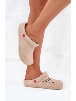Dámské Lehké Pantofle Big Star II275008 Béžové