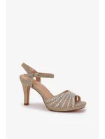 Sandály na podpatku model 210697 Step in style Sandály na podpatku model 210697 Step in style