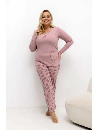~Piżama Plus Size model 221193 Forever Pink ~Piżama Plus Size model 221193 Forever Pink