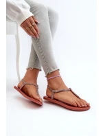 Dámské sandály japonky s flitry 26914 Ipanema Class Brilha Fem korálové