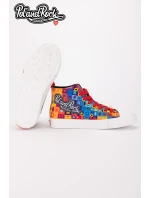 Tenisky Pol'and'Rock Festival X Big Star SS174504 Zeleno-žluté Tenisky Pol'and'Rock Festival X Big Star SS174504 Zeleno-žluté