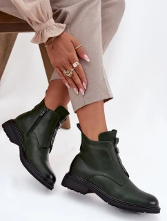 Dámské kotníkové boty Roselle – tmavě zelené