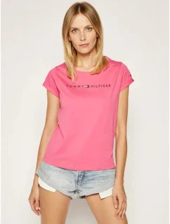 Dámské triko UW0UW01618 TD0 růžová - Tommy Hilfiger