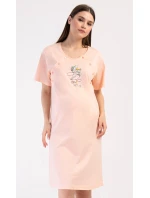 Dámská noční košile mateřská Čáp s kloboukem