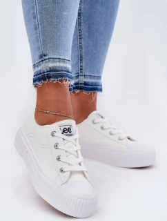 Dámské Tenisky Na Platformě Bílé LEE ISLA C WOMEN LOW 50251001