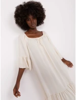 DHJ SK 6057 šaty.93 světle béžová DHJ SK 6057 šaty.93 světle béžová