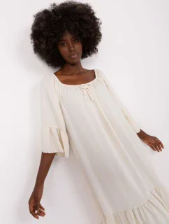 DHJ SK 6057 šaty.93 světle béžová