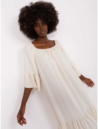 DHJ SK 6057 šaty.93 světle béžová DHJ SK 6057 šaty.93 světle béžová