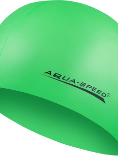 AQUA SPEED Plavecká čepice Mega Green Pattern 11