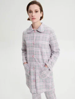 Vamp - Károvaný župan na knoflíky 19169 - Vamp