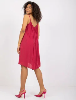 Dámské šaty-TW-SK-BI-81541.31-vínové