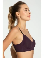 Julimex Simple T-shirt podprsenka barva:dark plum Julimex Simple T-shirt podprsenka barva:dark plum