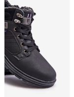 Zateplené pánské boty černé McBraun