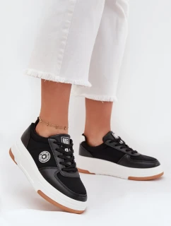 Dámské Tenisky Na Platformě Big Star RR274573 HI-POLY SYSTEM Černé