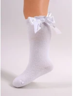 Podkolenky YOCLUB SKL-0020 Zdobení na oči 6-18 měsíců