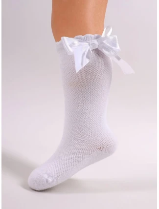 Podkolenky YOCLUB SKL-0020 Zdobení na oči 6-18 měsíců