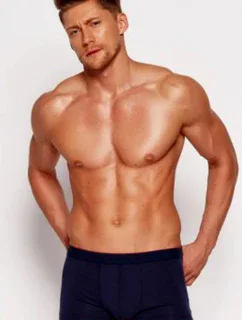 Pánské boxerky 18724 Burito 59x blue - HENDERSON