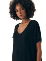 Dámská noční košilka 43041 Noves black - HENDERSON