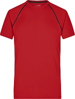 Daiber JN 496 Pánské funkční tričko 02.0496 red/black