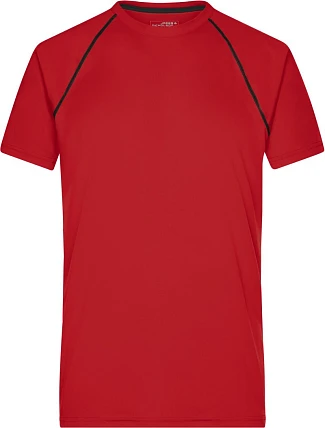 Daiber JN 496 Pánské funkční tričko 02.0496 red/black