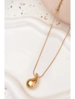Náhrdelník Na Žíji S Přívěskem Slza Zlato