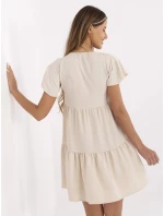 Šaty WN SK 842.01P světle béžová Šaty WN SK 842.01P světle béžová