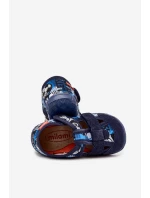 Dětské papuče na suchý zip – tmavě modré Reathiana (s motivem míčů) Dětské papuče na suchý zip – tmavě modré Reathiana (s motivem míčů)