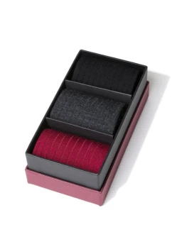 Boxy 3 páry - pánské vlněné ponožky 175