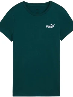 Dámské tričko Puma Ess 2 Color Small No. 1 Logo Tee (s) zelené 682373 75