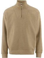 Craft Corporate Frequent Hz Sweatshirt M Pánska mikina s 1/4 zipem 81.6304 taupe