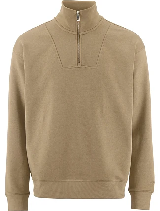 Craft Corporate Frequent Hz Sweatshirt M Pánska mikina s 1/4 zipem 81.6304 taupe