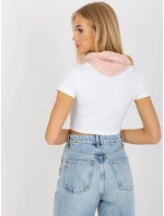 Dámská tunelová šála AT CH BF48181 světle růžová Dámská tunelová šála AT CH BF48181 světle růžová