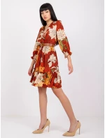 Šaty LC SK 22K 3039.51P tmavě oranžová