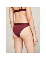 Dámské kalhotky BIKINI UW0UW04813 VLP vínové - Tommy Hilfiger Dámské kalhotky BIKINI UW0UW04813 VLP vínové - Tommy Hilfiger