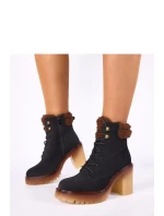 Boty na podpatku model 222347 Solea Boty na podpatku model 222347 Solea