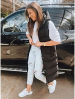 Dámská prošívaná vesta ELLA černá FashionStreet TY3030