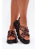 Dámské Sandály Na Platformě S Pásky Leopardí Filamira Dámské Sandály Na Platformě S Pásky Leopardí Filamira