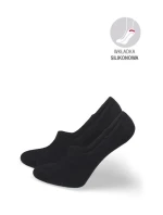 Dámské bavlněné mikro ponožky hladké černé Dámské bavlněné mikro ponožky hladké černé