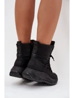 Dámské sněhule na zip Big Star – černé