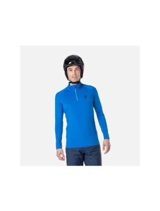 Rossignol Classique 1/2 Zip T-shirt blue pánské