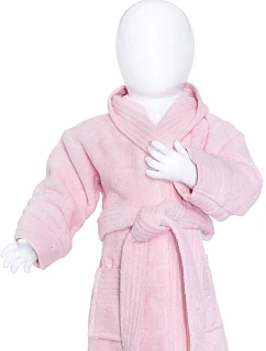 The One Towelling Baby Bathrobe Dětský župan 48.1007 light pink